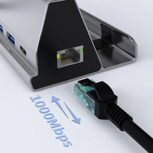 7 In 1 Docking Station Type C To Pd Hd Multimedia Interface 2Usb3.0 Usb2.0 AM - Afbeelding 1 van 23
