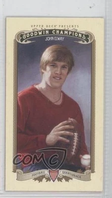 2012 Upper Deck Goodwin Champions Minis John Elway #35 HOF - Image 1 of 2