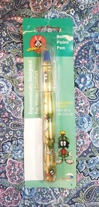 Vtg 1998 MARVIN the MARTIAN Pen, Super Wave, Warner Bros. BP, Med, Blue - Picture 1 of 9