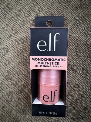 6 lot - e.l.f. Glistening Peach 81326 Monochromatic Multi-Stick Makeup highlight - Image 1 of 3