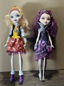 Ever After High RAVEN QUEEN APPLE WHITE Doll S lot Of 2 Dolls - Picture 1 of 5