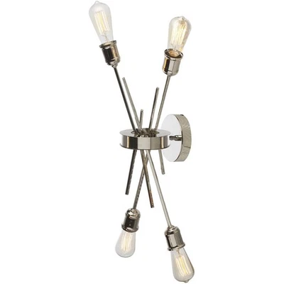 Dainolite Lighting NEB-194W-BC 内布拉斯加州壁灯抛光镀铬 — 第 1/4 张图片