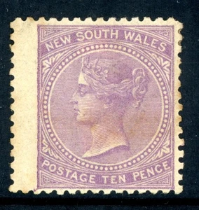 Australia 1902 New South Wales QV  10p Violet Perf 12½ SG #323 Mint H67  ⭐⭐⭐⭐⭐⭐ - Picture 1 of 6