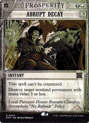 Abrupt Decay R Outlaws of Thunder Junction: Breaking News 34 NM - Image 1 of 2