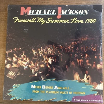 Michael Jackson  Farewell My Summer Love 1984  Vinyl LP Record Mint Motown - Image 1 of 2