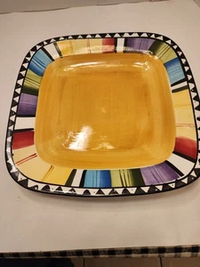 Gibson | Hand-Painted Squarel Serving Platter | Gently Used - Picture 1 of 4