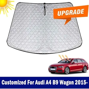 New Thicken Upgrade Windshield Sun Shade For Audi A4 B9 Wagon 2015- Sun Visor - Picture 1 of 10