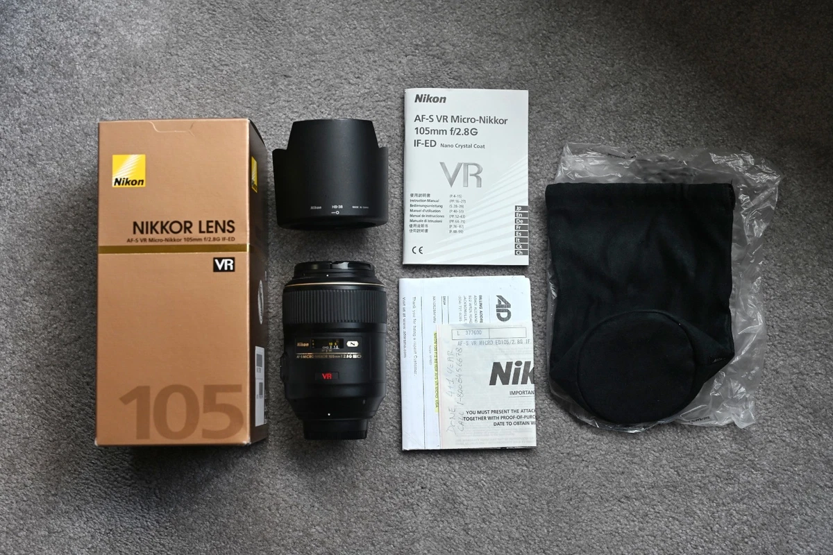 Nikon AF Micro-Nikkor 105mm f2.8 元箱 Nikon Micro NIKKOR 105mm Camera Lenses for sale | eBay