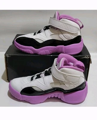 Unisex Niños Air Jordan Jumpman Two Trey (PS) Blanco/Uva DQ8432 105 Talla 12C Foto 1 de 4