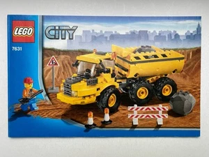 Lego City 7631 instrucciones de construcción manual Dump Truck volquete obra usada Used - Imagen 1 de 3