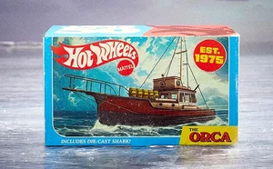 JAWS MATTEL SDCC 2025 EXCLUSIVO CONJUNTO 50 ANIVERSARIO NUEVO CONJUNTO DE GEMAS COMIC CON ORCA - Imagen 1 de 5