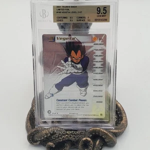 Vegeta 195 HT Hi-Tech BGS 9.5 Gem Mint Trunks DBZ Dragon Ball Z CCG Score - Picture 1 of 1