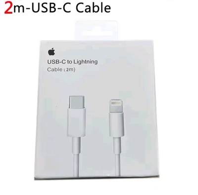 APPLE CAVO ORIGINALE DA 2 METRI USB-C A LIGHTNING PER IPHONE/IPAD   - Immagine 1 di 3