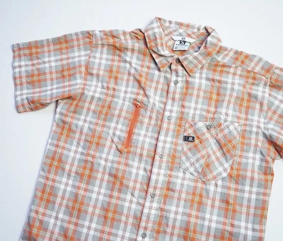 Salomon кнопка туризм рубашка мужчин коротким рукавом открытый верхний размер M средний 328971 - Изображение 1 из 4