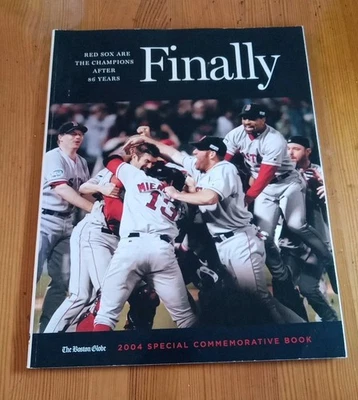 2004 Red Sox Finally The Champions after 86 Years Boston Globe Commemorative PB - Image 1 of 4