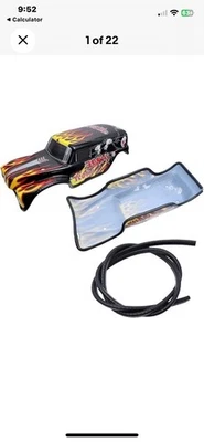 1/5 1/7 1/8 1/10 RC Car Body Shell Edge Protection Strip 4ft JLB Racing 4’ Red - Image 1 of 4