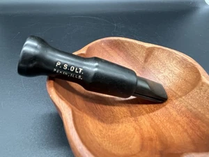 Vintage P.S. OLT Crow Call Modle E-1 REG Trademark 348205 PEKIN, IL.  - Bild 1 von 4