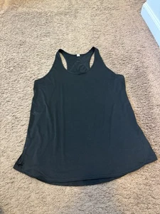 Lululemon Essential Tank Top Pleated Racerback Semi Sheer Tunic Length 10 - Picture 1 of 7