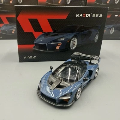 MASDI 1:64 Senna Dark Blue Diecast Model Car