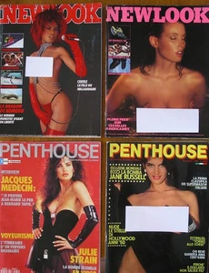 NEWLOOK (FRANCE), PENTHOUSE (FRANCE), PENTHOUSE (ITALY) *LOT 4 EROTIC MAGAZINES* - Picture 1 of 20