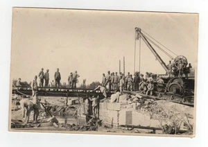 Foto Militar Recuperación Tren Descarrilado Con Soldados Ingenieros Ferroviarios - Imagen 1 de 1