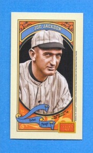 2014 Panini Golden Age Mini Hindu Brown Back #25 Joe Jackson White Sox