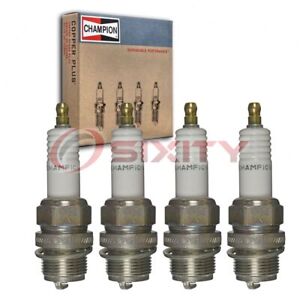 4 pc Champion Industrial Spark Plugs for 1912 Packard Model NE Ignition qt