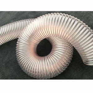 100mm PU Flexible Exhaust Pipe Dust Collection 100mm Ducting Ventilation Helix - Picture 1 of 18