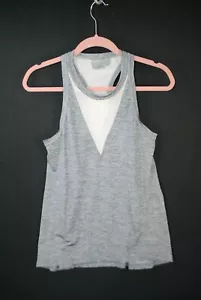 Athleta Canotta Donna Utopia Maglia Grigio Racerback Small S #349168 - Foto 1 di 4