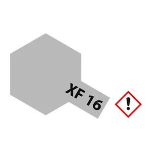 (500,43€/1l) Tamiya XF-16 Aluminio Mate - 23ml Pintura Acrílica Soluble en Agua - Imagen 1 de 1