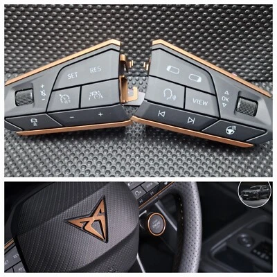 Botones de volante Seat Cupra Formentor Leon Ateca 5FA919719 ANUNCIO OEM 100% NUEVO Foto 1 de 4