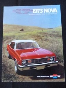 1973 Chevy NOVA Custom/Hatchback/SS Automobile Dealer Sales Brochure - Picture 1 of 3