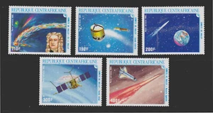 1986 HALLEY'S COMET SATELLITE VEGA SONDE SPACE NAVETTE NH MI.1203-1207 - Picture 1 of 1