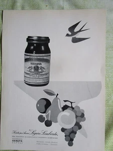 *ADVERTISING PUBBLICITA' MARMELLATA SOCIETA' LIGURE LOMBARDA - ANNI '50 - Picture 1 of 1