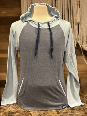 Jason Wu For Eva Air Hombre Mediana Sudadera con Capucha Pullover Manga Larga Azul/Gris Camisa Foto 1 de 4