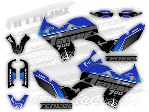 Kit de gráficos para calcomanías Yamaha Tenere 700 T7 2019 2020 2021 2022 2023 2024 - Imagen 1 de 1