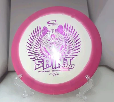 Latitude 64 Gold Orbit SAINT Pro - Tattar 2022 World Champion - Dark Pink - Image 1 of 2