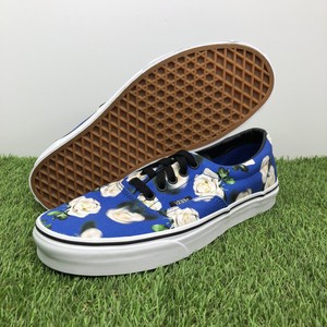 blue floral vans