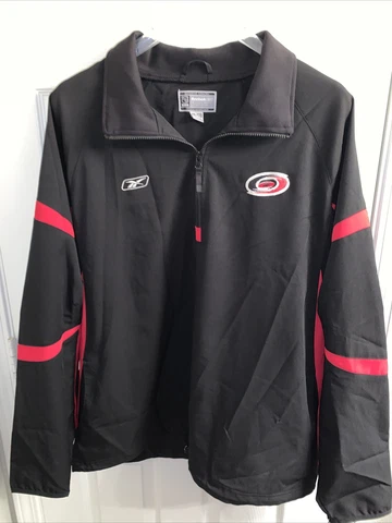 CAROLINA HURRICANES MENS 2XL XXL REEBOK PLATINUM SHIELD COLLECTION JACKET COAT Cover
