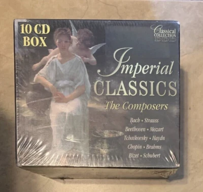 Imperial Classics Romantic Classics 10 CD Box Set Beethoven Chopin Bach NEW - Image 1 of 3