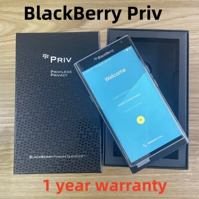 BlackBerry Priv 32GB 18MP Slider LTE 4G Unlocked Android Smartphone New Sealed - Image 1 of 4