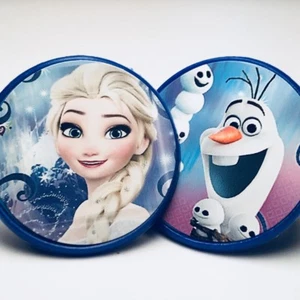 Frozen Olaf y Elsa Cupcake Toppers Anillos Favores Fiesta de Cumpleaños - Juego de 20 - Imagen 1 de 12