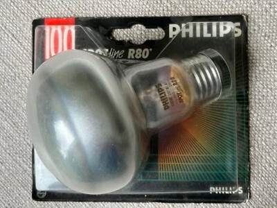 Philips Spotline R80 Premuim  Reflector  Lightbulb 100W E27 240V - Image 1 of 3