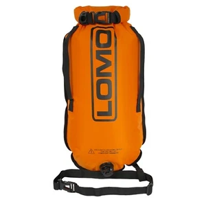 Lomo Dry Bag Swimming Tow Float Orange Visibility Safety Flotation Buoyancy - Picture 1 of 4
