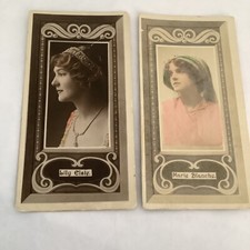 Anonymous coloured Cards actresses Lily Elise & Marie Blanche VV