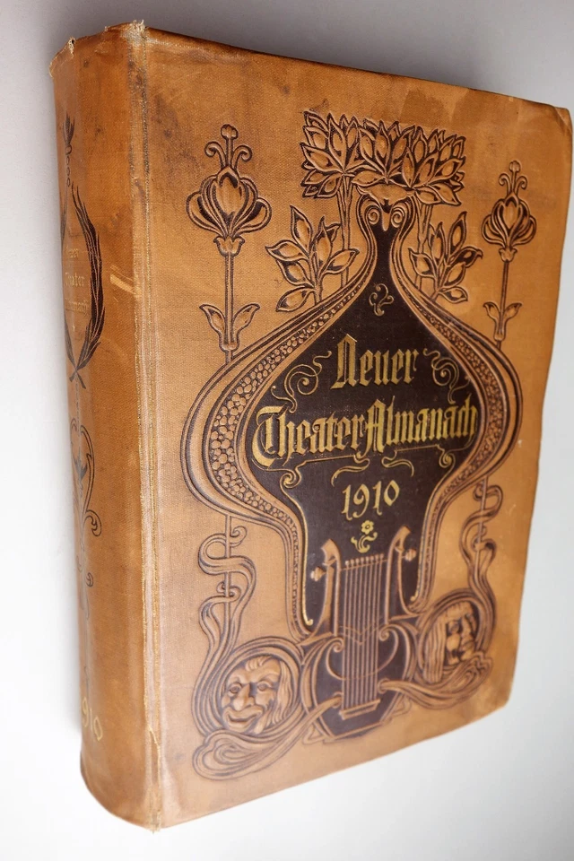 Neuer Theater-Almanach 1910 Jahrbuch Adressbuch Deutscher Bühnen-Verein Inserate - Bild 1 von 4