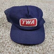 Vintage TWA Trans World Airlines Trucker Adult Adjustable Hat