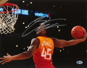 Donovan Mitchell handsigniertes 11x14 Foto BAS COA Autogramm Jazz Cavaliers Cavs - Bild 1 von 2