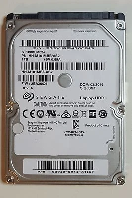 NEW - Original Asus X541UA R541UA R541UA-RB51 1TB Hard Disk Drive ST1000LM024  - Image 1 of 3
