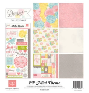 ECHO PARK "DEAREST" 12X12 PAPER PACK 7 PCS  MOTHER'S DAY  MOM  SCRAPJACK'S PLACE - Picture 1 of 1